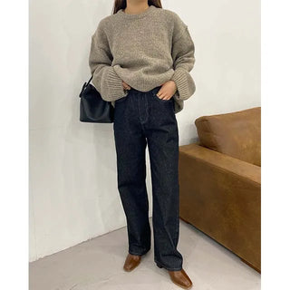 pumpkin round knit
