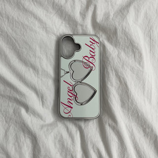 Appleacc-[MADE]-ANGEL-BABY-LIGHT-MINT-MIRROR-BUMPER-CASE