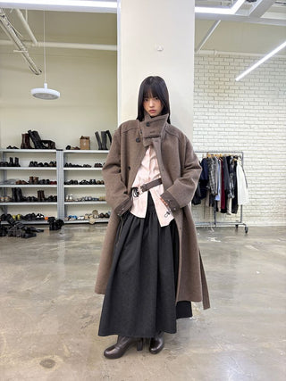 [NeverSeez] Jacquard Voluminous Skirt