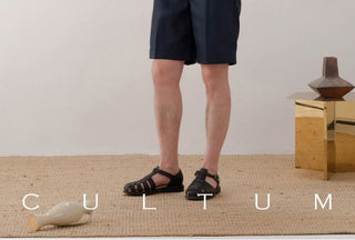 [CULTUM] Relaxed Deep V-neck Shirt