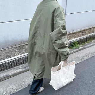 long windbreak coat