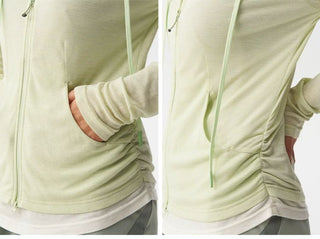 [Monterest] Lyocell Wool Blend Layered Hooded Knit Jacket