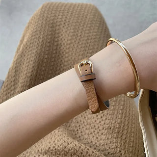Leather bracelet