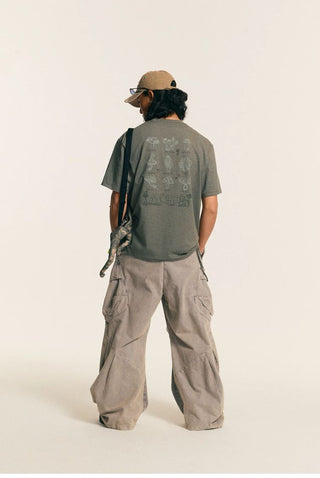 [Monterest] Mushroom Jazz Print Relaxed Tee