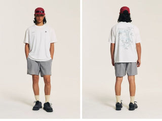 [Monterest] Quick-Dry Reflective Print T-Shirt