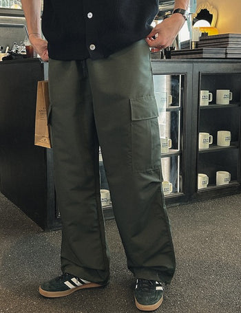 Ribbed Nylon Cargo Pants (5 colors)