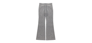 [NECY] Michelin Black Stripe Flared Pants