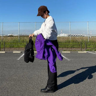 Wide-fit slacks