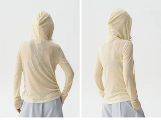 [Monterest] Lyocell Wool Blend Layered Hooded Knit Jacket