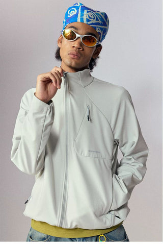 [Monterest] Fleece-Lined Water-Resistant Softshell Jacket