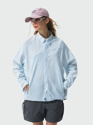 [Monterest] Water Repellent Lightweight Snap Shirt