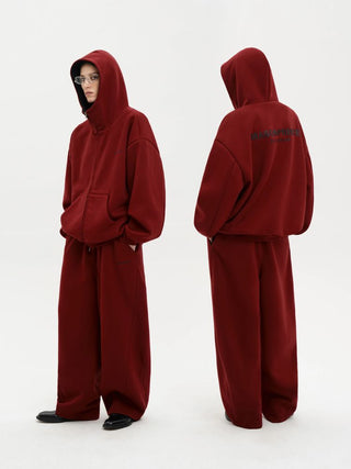 [MASONPRINCE] Heavyweight Air Layer Hoodie Set