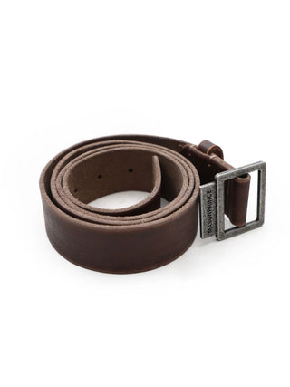 [MASONPRINCE] Needle-Free Metal Buckle Leather Belt