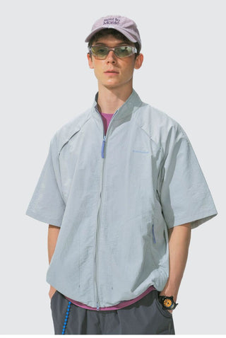 [Monterest] Stand Collar Breathable Zip-Up Jacket