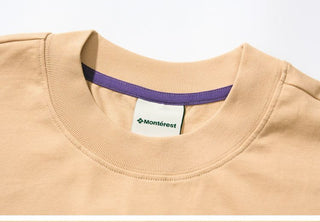 [Monterest] Ink Print Relaxed Fit Crewneck T-Shirt