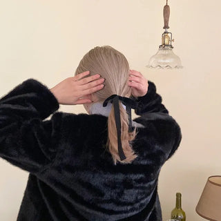 Ribbon hair tie