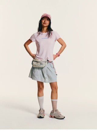[Monterest] 3A Antibacterial Slim Fit Logo T-Shirt