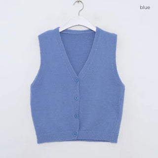 Daily Layered Vest Cardigan