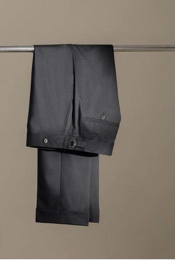 [CULTUM] Machine Washable Straight-Leg Trousers