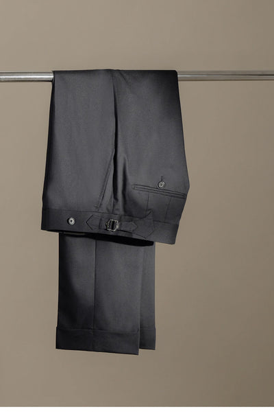[CULTUM] Machine Washable Straight-Leg Trousers