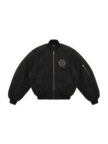 [MASONPRINCE] Aviator Bomber Jacket