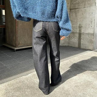 Straight-leg jeans