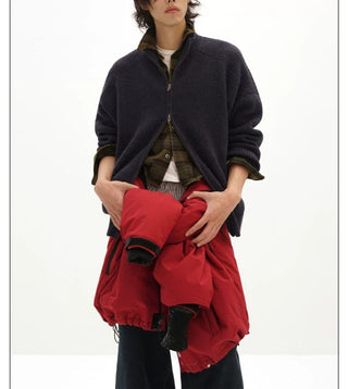 MASONPRINCE High-Neck Knit Cardigan
