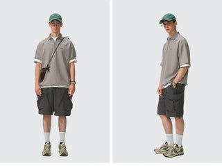 [Monterest] Quick-Dry Half-Zip Polo Shirt