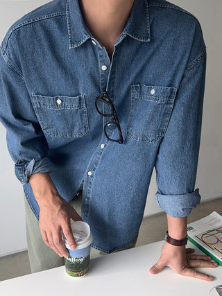 Dijon Pocket Denim Overshirt