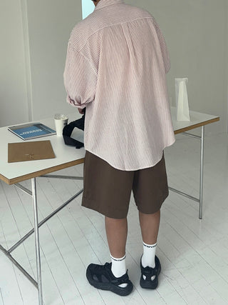 Norton Oversized Cool Stripe Shirt