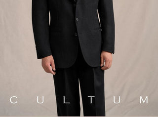 [CULTUM] 1930s Wool Twill Peak Lapel Suit