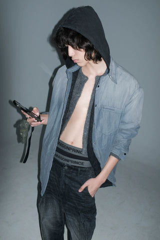 MASONPRINCE Washed Cotton Hooded Jacket