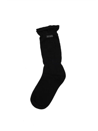 [Moromoro2] Cotton Blend Ruffle Mid-Tube  Socks