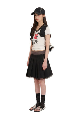 [MOROMORO2] Mosaic Print T-shirt