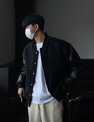 Milk Wool Stadium Jumper (3 colors)