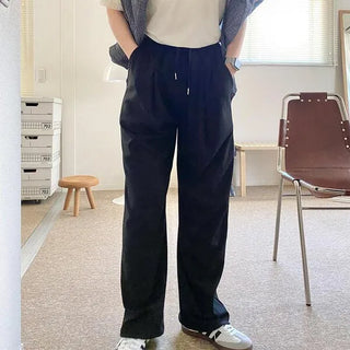 Two-pleat banding slacks