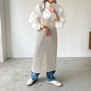 Side fringe denim pants