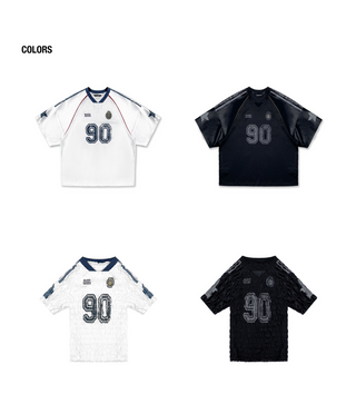 [MASONPRINCE] Mesh Rugby T-shirt