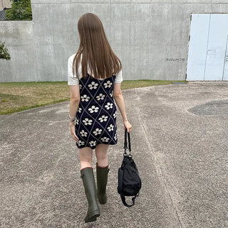 Flower mini dress