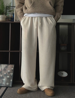 London Heavy Ribbed Banding Pants (soft fabric)