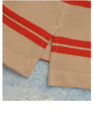 [CULTUM] Striped Cuban Collar Shirt