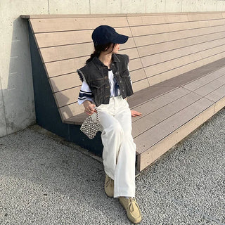 Loose cotton pants