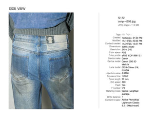 [CONP] “Lost ID CARD” Stained Jeans