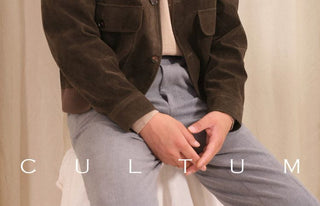 [CULTUM] Italian A1 Flight Suede Bomber Jacket