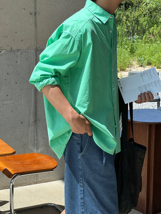Biya Pigment Linen Shirt