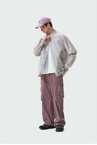 [Monterest] Water Repellent Lightweight Snap Shirt