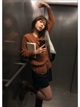 MASONPRINCE Fake Two-piece Cardigan