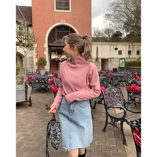 Basic denim skirt