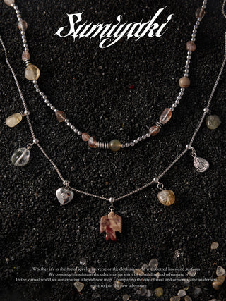 yellow crystal necklace