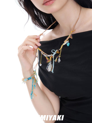 woven rope necklace